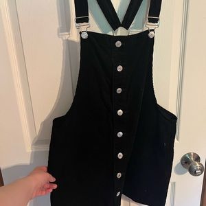 Black Overall Dress